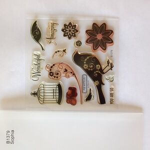 Close to my Heart B1379 Sophia clear stamp set